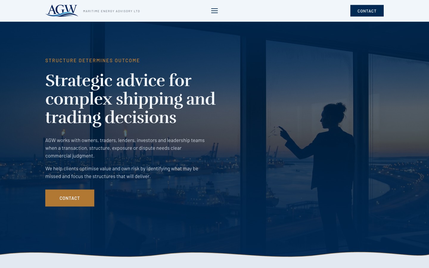 AGW Maritime website screenshot